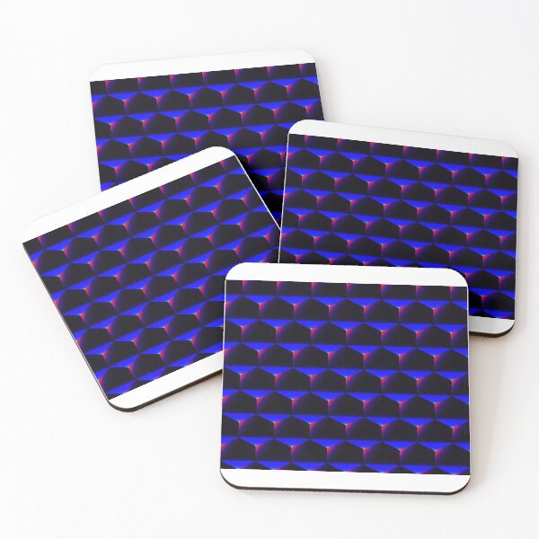 Item preview, Color Combination Pattern, Blue Cubes designed and sold by Mr-true-design.