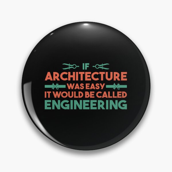 Item preview, If Architecture Was Easy It Would Be Called Engineering: Architectural Engineering Gift, Funny Architect designed and sold by Adexyl.