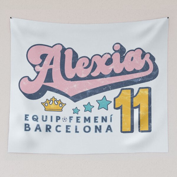 Item preview, Alexia La Reina 11: Barcelona Femeni Retro Vintage designed and sold by Numero14.
