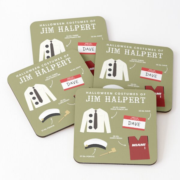 Item preview, The Office Jim Halpert Halloween Costumes  designed and sold by cutermelon.