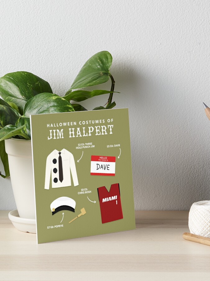 Three Hole Punch Jim - The Office Greeting Card for Sale by