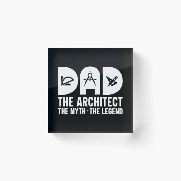 Item preview, Dad The Architect The Myth The Legend: Architecture Gift, Architectural Engineering Father Funny Architect designed and sold by Adexyl.