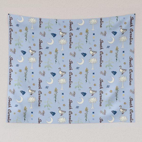 Item preview, Carolina Cottagecore Aesthetic Sheet designed and sold by LochNestFarm.