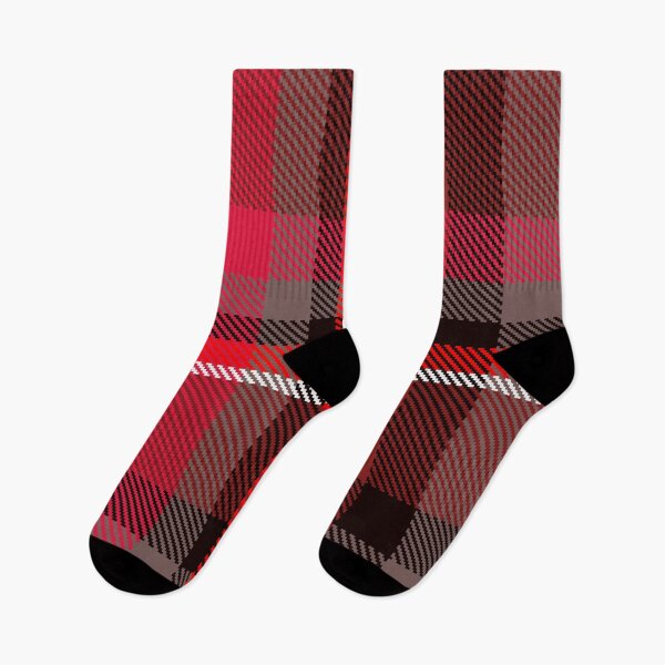 Aperçu de l'œuvre Plaid tartan rouge | Motif à rayures moderne et unique pour Noël créée et vendue par TheWalnut.