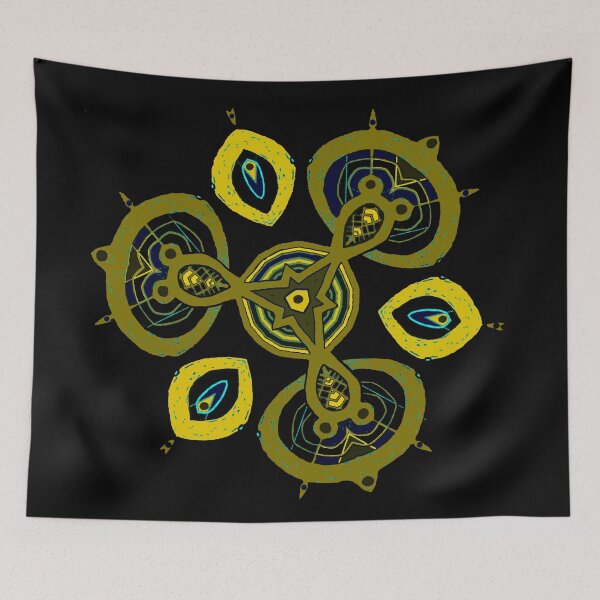 Item preview, Petaaw Dance of the Cowrie Mystical African Patterns designed and sold by Tony Cisse.