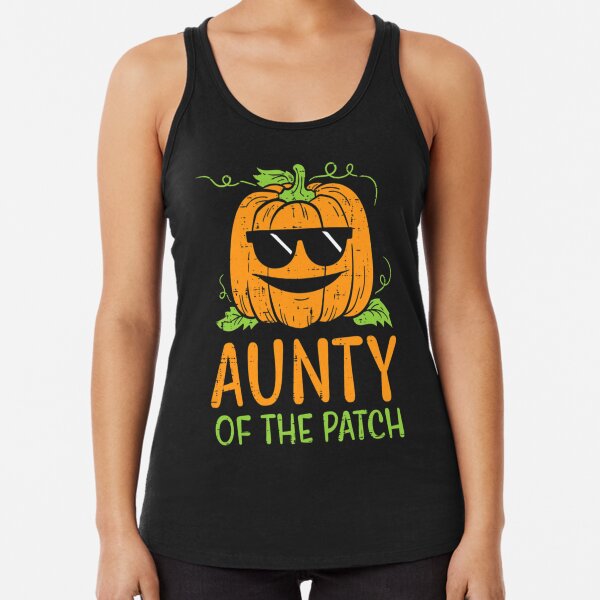 Womens Pumpkin Aunty Of Patch Halloween Family Aunt Auntie Women Sticker  for Sale by shockedsupply44