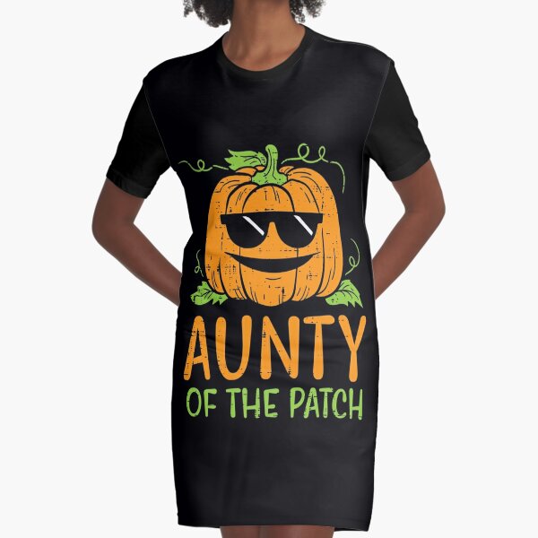 Womens Pumpkin Aunty Of Patch Halloween Family Aunt Auntie Women Sticker  for Sale by shockedsupply44