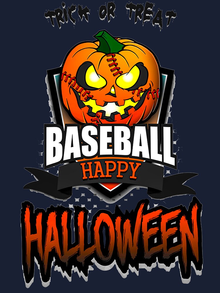 MLB Houston Astros Halloween Pumpkin Baseball Sports Youth T-Shirt