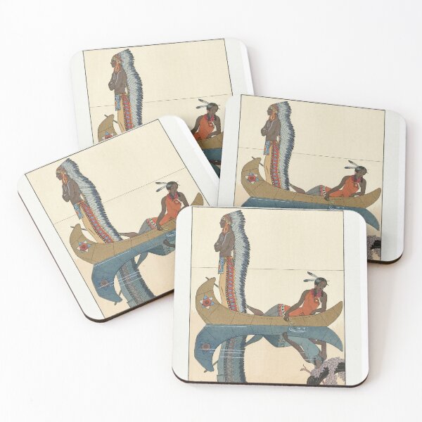 Item preview, Art Deco Native American art 1923 designed and sold by blackdogshop.