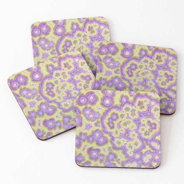 Item preview, Zen Doodles in Purples and Yellows designed and sold by Sarah Kurdila.