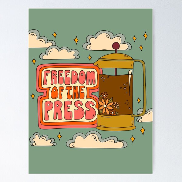 Item preview, Freedom of the press designed and sold by ChelseaZo.