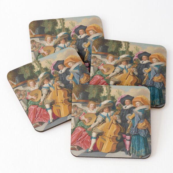 Item preview, Merry Company on a Terrace | Dirck Hals | 1625 Renaissance Art designed and sold by CJET.