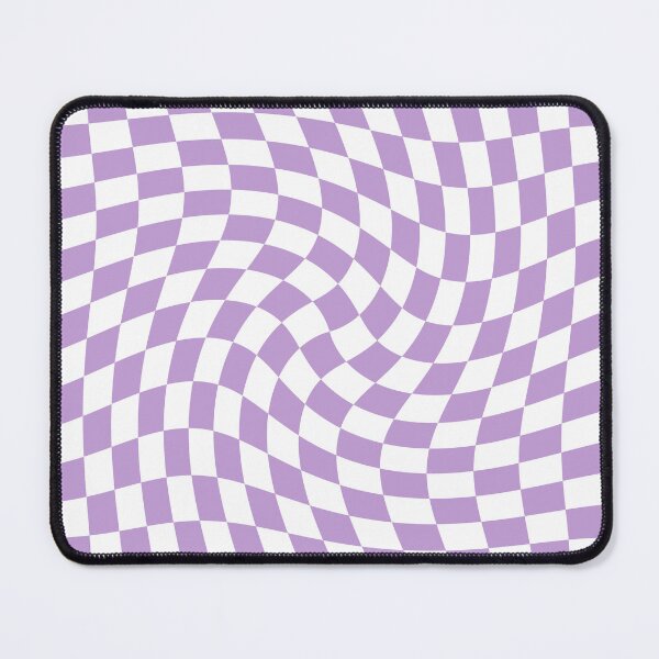 Item preview, Twisted Checkerboard - Purple and White designed and sold by Ayoub14.