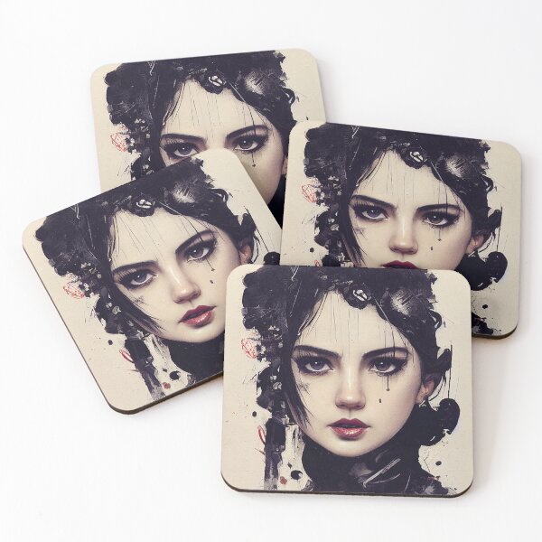Item preview, Poisonous gardens portrait designed and sold by lakislamArt.