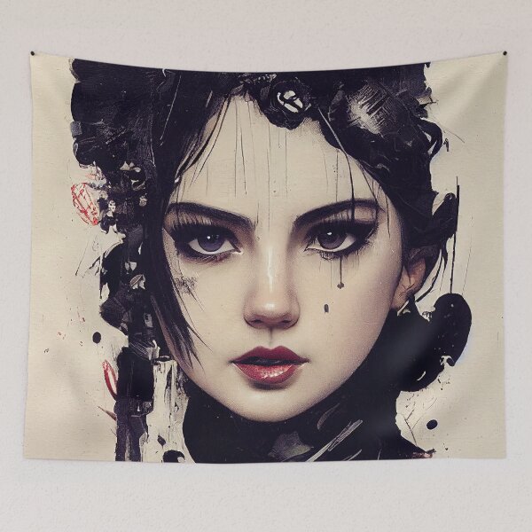 Item preview, Poisonous gardens portrait designed and sold by lakislamArt.
