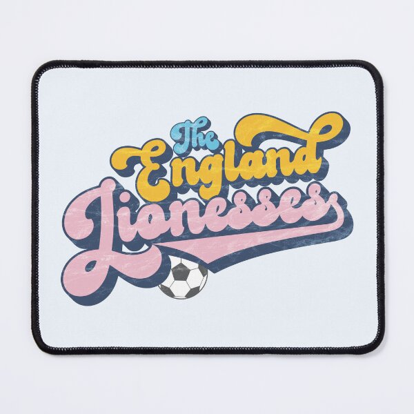 Item preview, England Lionesses Retro Pastel - WOSO (Womens Soccer) designed and sold by Numero14.