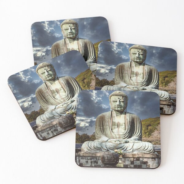 Item preview, Beautiful Buddha Kamakura JAPAN Daibutsu Art Print designed and sold by XIX361ART.