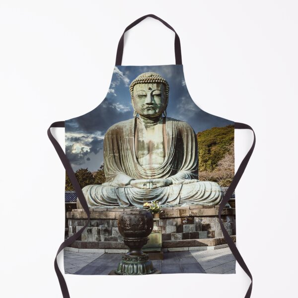 Item preview, Beautiful Buddha Kamakura JAPAN Daibutsu Art Print designed and sold by XIX361ART.