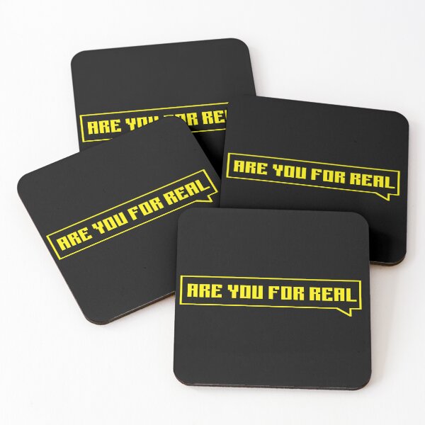 Item preview, Are you for real? - yellow designed and sold by Univers Gifts.