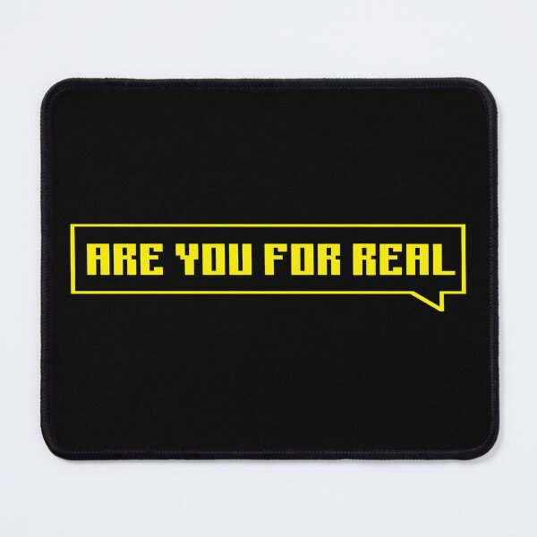 Item preview, Are you for real? - yellow designed and sold by Univers Gifts.