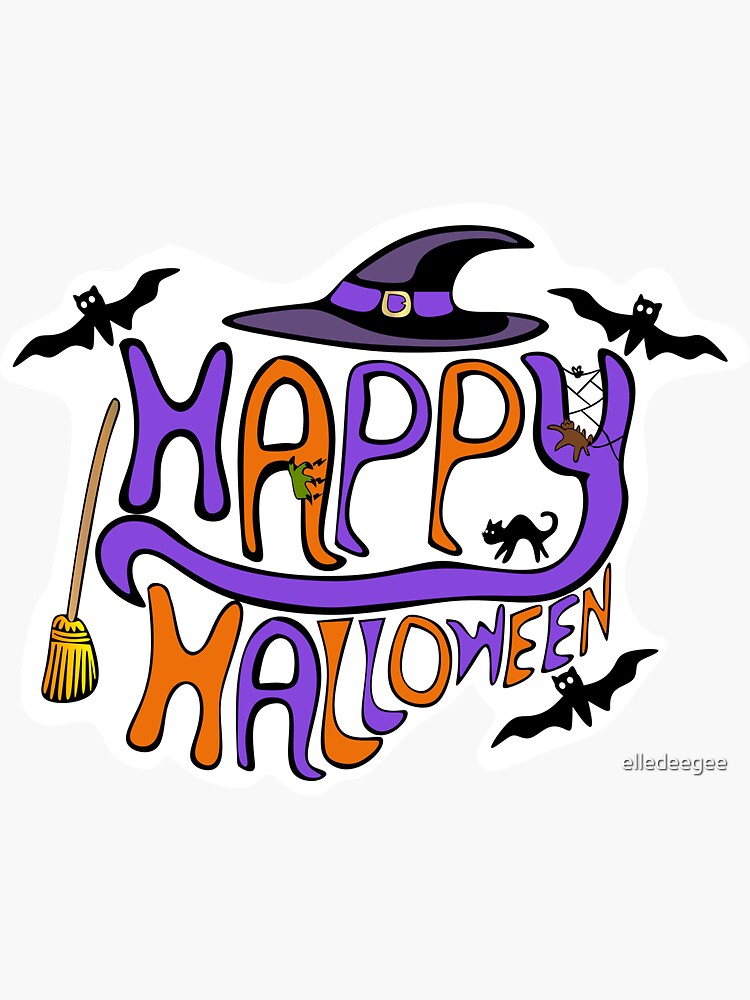 Happy Halloween Typography by elledeegee