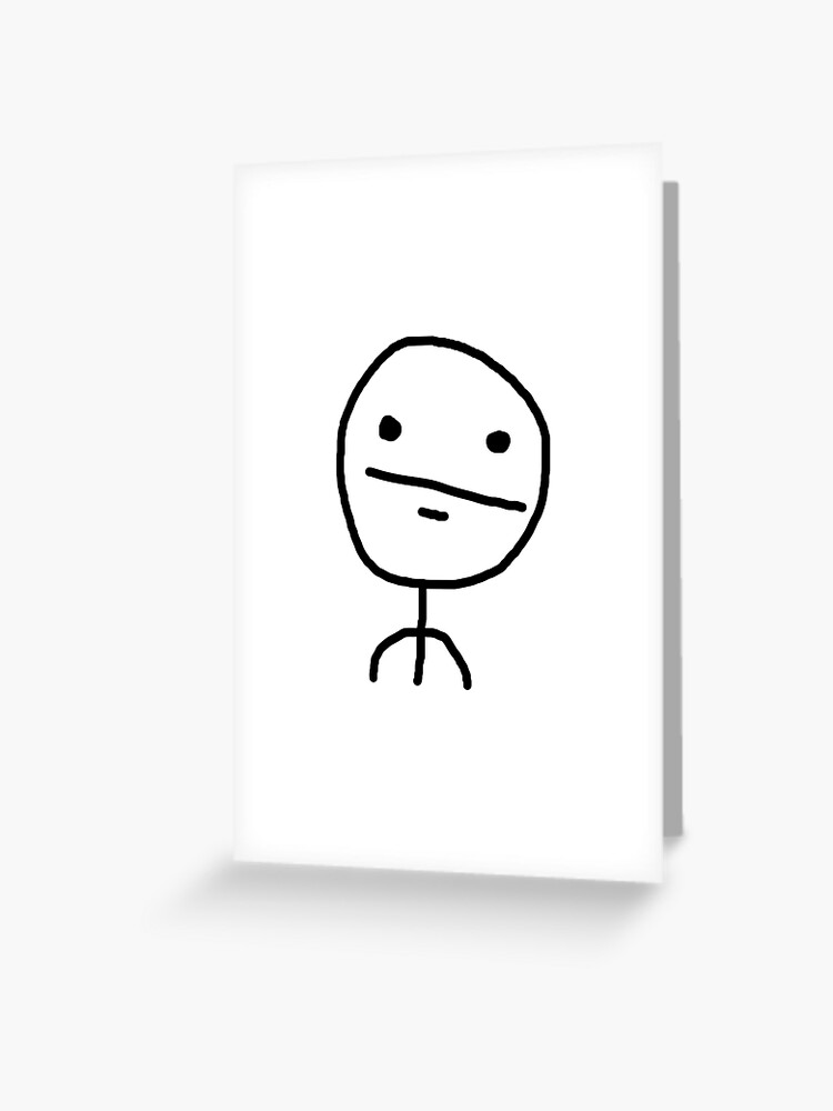 Stickman meme | Greeting Card