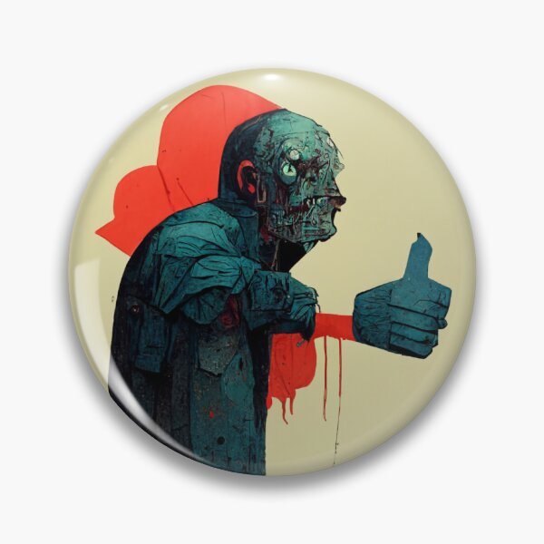 Item preview, Thumbs Up Zombie, el no muerto solidario designed and sold by DennistonMade.