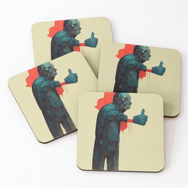Item preview, Thumbs Up Zombie the Supportive Undead designed and sold by DennistonMade.