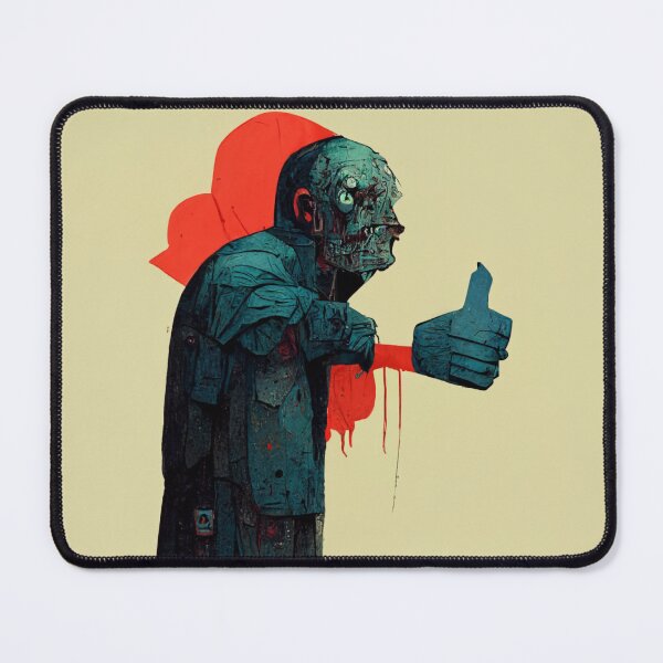 Item preview, Thumbs Up Zombie the Supportive Undead designed and sold by DennistonMade.