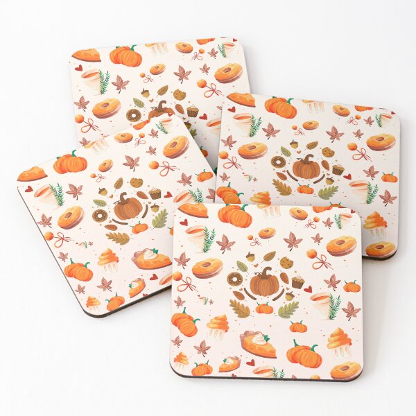 Item preview, Fall Leaves Pumpkin Spice Cake & Donuts Happy Autumn Harvest designed and sold by smailjr.