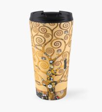 Breathing Art | Gustav Klimt, The Hug Travel Mug