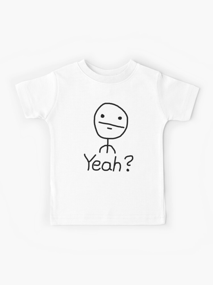 Stickman meme funny | Kids T-Shirt