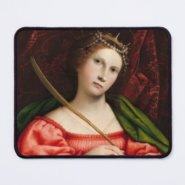 Item preview, Saint Catherine | Lorenzo Lotto | 1522 Renaissance Christian Art designed and sold by CJET.