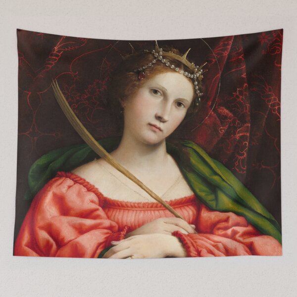 Item preview, Saint Catherine | Lorenzo Lotto | 1522 Renaissance Christian Art designed and sold by CJET.