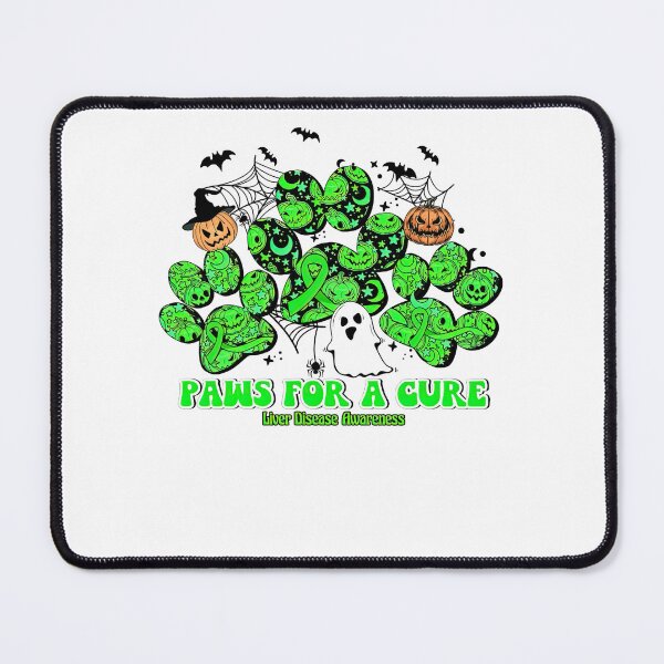 Item preview, Liver Cancer Awareness Liver Disease Awareness - paws for a cure halloween designed and sold by heckforddewey.