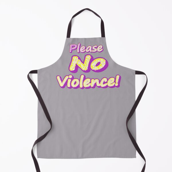 Item preview, "Please No Violence!" Cute Design. Buy Now designed and sold by Health And Fitness Posts e-Store.