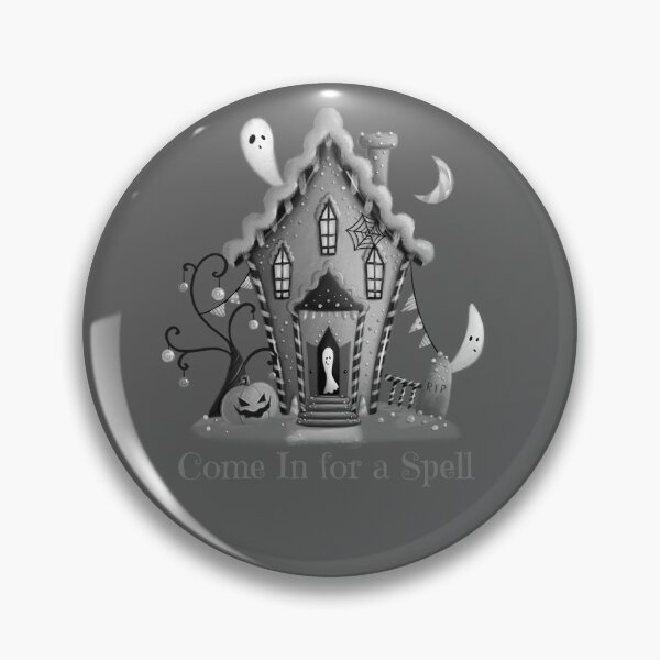 Item preview, Come In for a Spell in Halloween - Grayscale  Version designed and sold by st0n0ga.