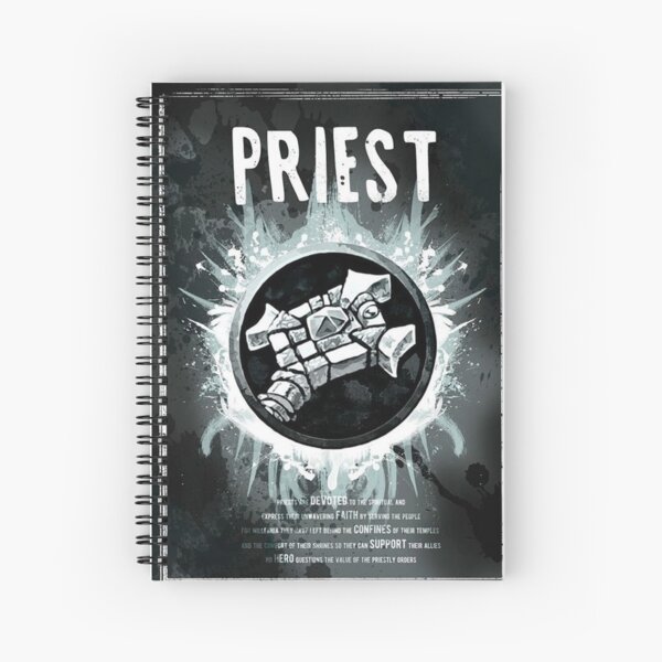 Priest Spiral Notebook