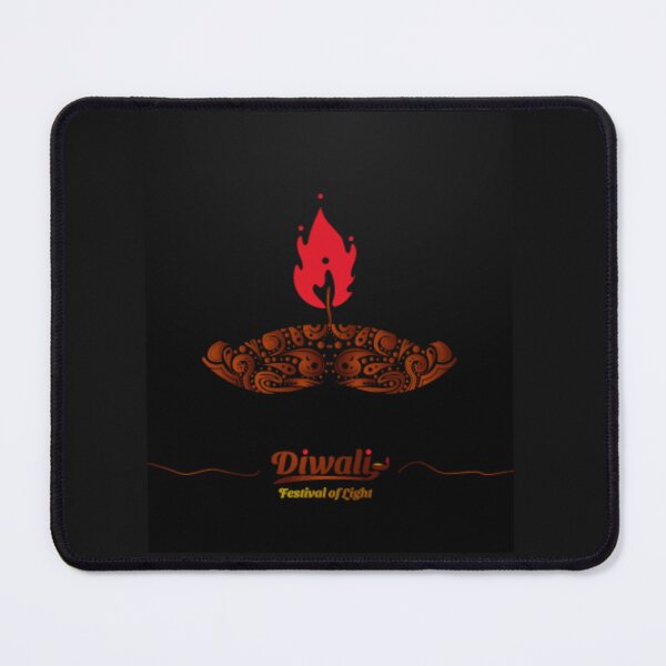 Item preview, Red Lamp Diwali Festival of Lamp Hindu Celebrate designed and sold by TajfunX.