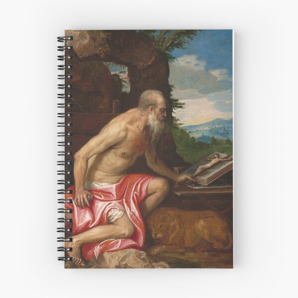 Item preview, Saint Jerome in the Wilderness | Veronese Art | 1585 Renaissance Christian Art designed and sold by CJET.