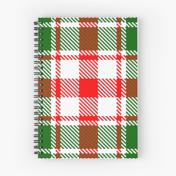 Aperçu de l'œuvre Plaid tartan rouge et vert | Motif à rayures moderne et unique pour Noël créée et vendue par TheWalnut.