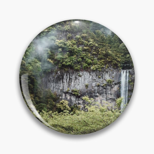 Item preview, Calm Nature Kumano Zen Waterfalls Japan Magic Art Print designed and sold by XIX361ART.
