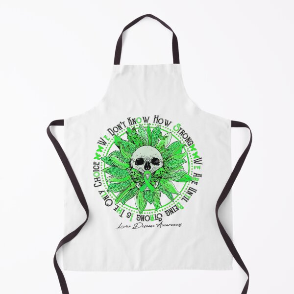 Item preview, Liver Cancer Awareness Liver Disease Awareness - Skull sunflower We Don't Know How Strong designed and sold by heckforddewey.
