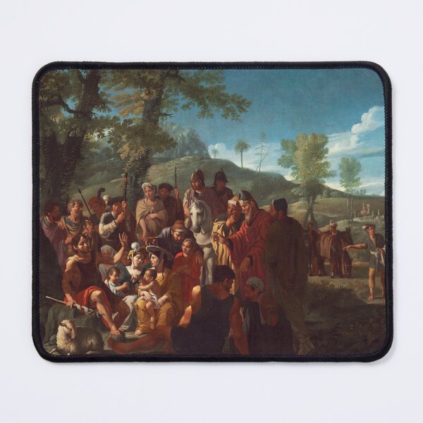 Item preview, Saint John the Baptist Preaching | Willem Reuter | 1665 Renaissance Gospel Biblical Art designed and sold by CJET.