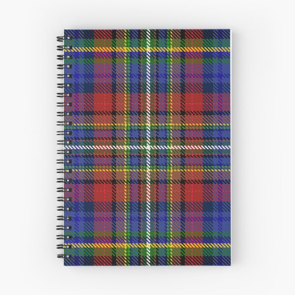 Aperçu de l'œuvre Plaid écossais rouge, jaune et bleu | Design moderne et unique pour Noël créée et vendue par TheWalnut.