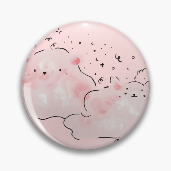 Item preview, Cotton candy pastel pink fluffy clouds designed and sold by TeddyXElliott.