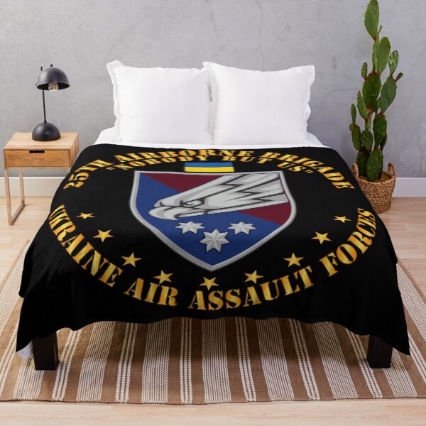Item preview, Ukraine - 25th Airborne Brigade - Nobody but Us X 300 designed and sold by Military Insignia Products.