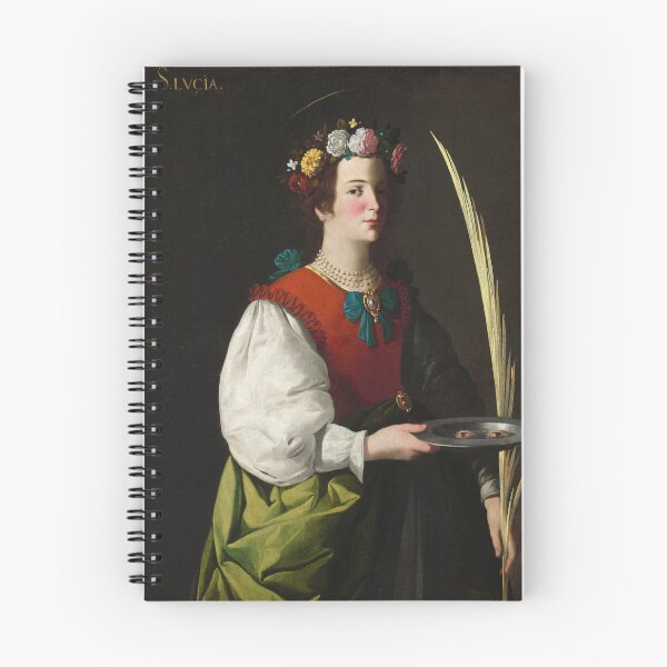 Item preview, Saint Lucy | Francisco de Zurbaran | 1630 Renaissance Christian Art designed and sold by CJET.
