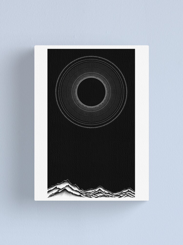 Alternate view of Black sun Canvas Print