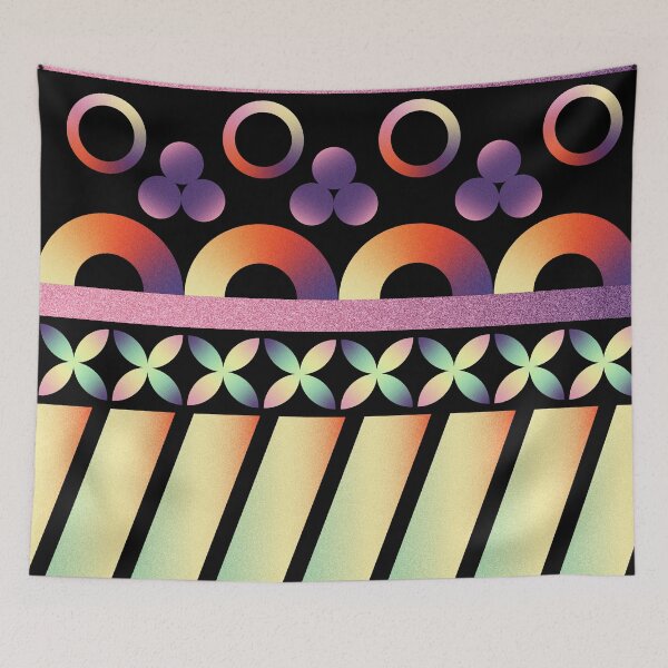 Item preview,  abstract geomatics art designed and sold by Pattern King.
